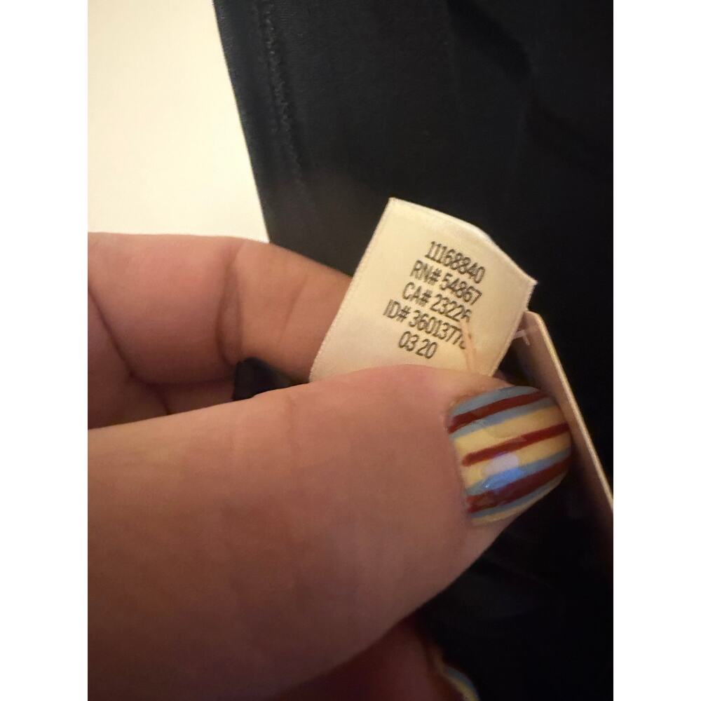 Victoria's Secret Black Maxi Dress Strappy Criss Cross Minimalist Slip Dress M - Picture 8 of 11